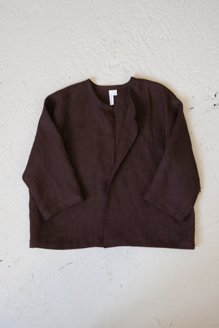 Simple Jacket | Lin | Brown