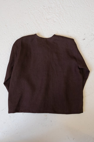 Simple Jacket | Lin | Brown
