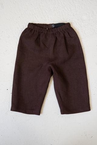 Wide Trousers | Lin | Brown