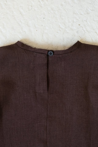 Long Sleeve Base Top | Lin | Brown
