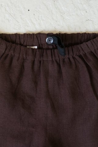 Wide Trousers | Lin | Brown