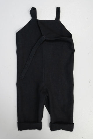 Strap Suit | Japansk lin/ull | Sort