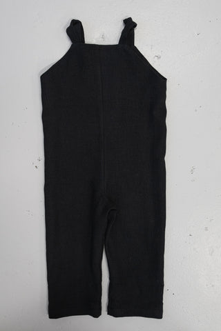 Strap Suit | Japansk lin/ull | Sort