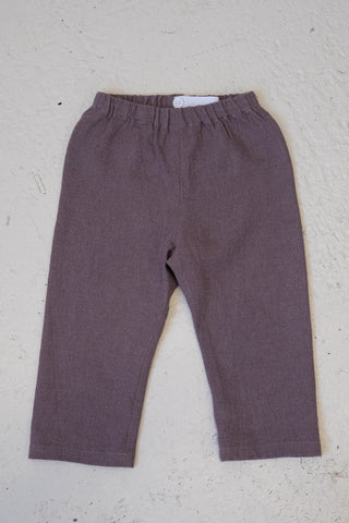 Basic Trousers | Japansk lin/ull | Deep Dusty Pink