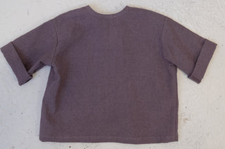 Simple Jacket | Japansk lin/ull | Deep Dusty Pink