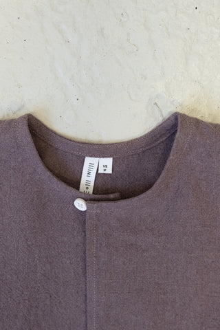 Simple Jacket | Japansk lin/ull | Deep Dusty Pink