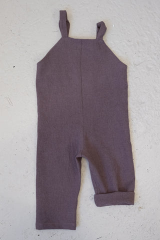 Strap Suit | Japansk lin/ull | Deep Dusty Pink