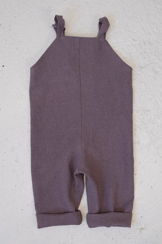 Strap Suit | Japansk lin/ull | Deep Dusty Pink