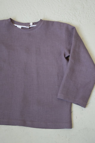 Long Sleeve Base Top | Lin | Dusty Lilac