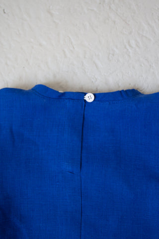 Long Sleeve Base Top | Lin | Cobalt