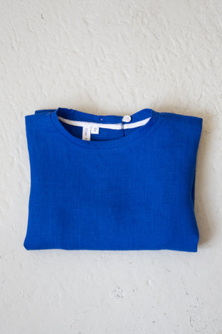 Long Sleeve Base Top | Lin | Cobalt