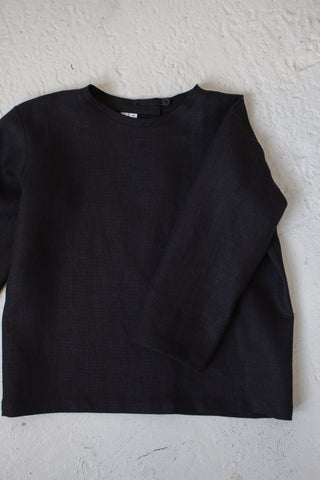 Long Sleeve Base Top | Lin | Sort