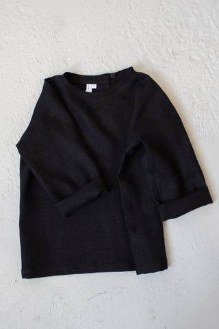 Long Sleeve Base Top | Lin | Sort