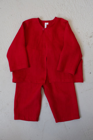 Simple Jacket | Lin | Classic Red