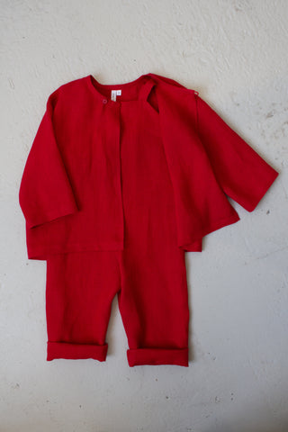 Simple Jacket | Lin | Classic Red