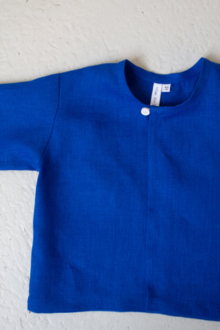 Simple Jacket | Lin | Cobalt