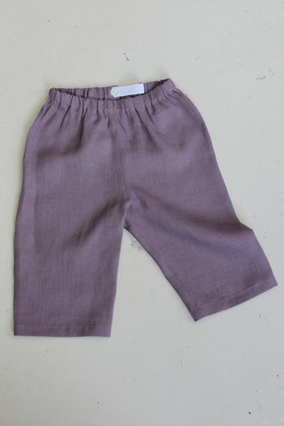 Wide Trousers | Lin | Dusty Lilac