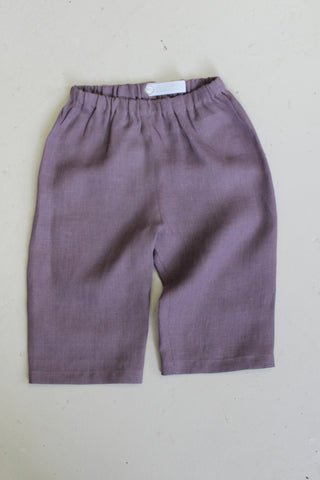 Wide Trousers | Lin | Dusty Lilac