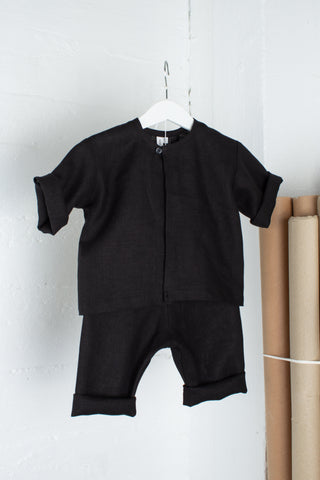 Simple Jacket | Lin | Sort