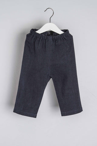 Basic Trousers | Lin | Stone Blue