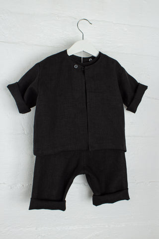 Basic Trousers | Lin | Sort