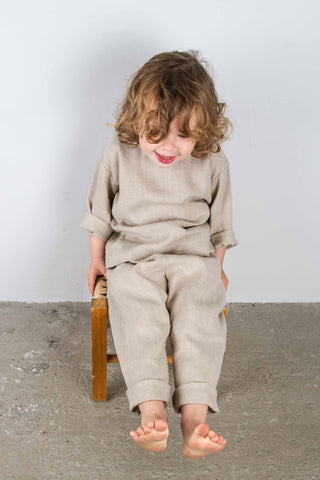 Basic Trousers | Lin | Natur