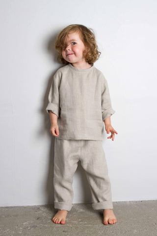 Basic Trousers | Lin | Natur