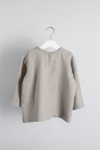 Long Sleeve Base Top | Lin | Natur