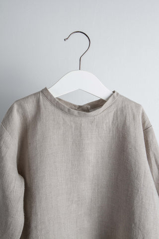 Long Sleeve Base Top | Lin | Natur