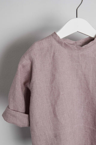 Long Sleeve Base Top | Lin | Dusty Pink