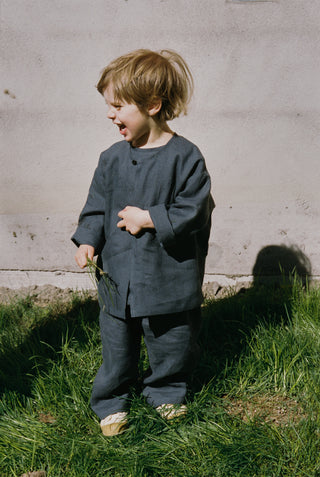 Simple Jacket | Lin | Stone Blue