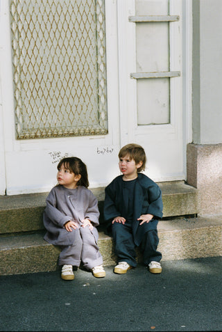 Simple Jacket | Lin | Stone Blue