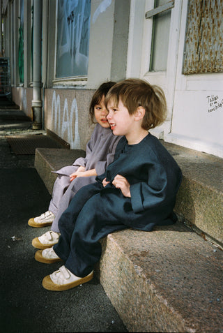 Simple Jacket | Lin | Stone Blue