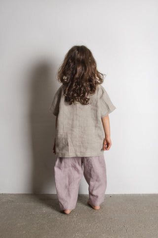 Wide Trousers | Lin | Dusty Pink