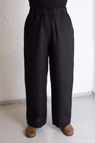 Basic Trousers | Lin | Sort