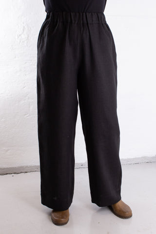 Basic Trousers | Lin | Sort