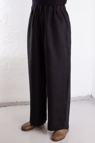 Basic Trousers | Lin | Sort