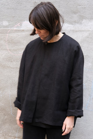 Simple Jacket | Lin | Sort