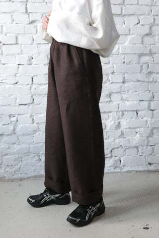 Basic Trousers | Lin | Brown