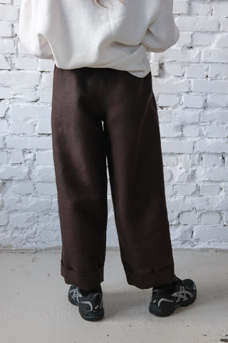 Basic Trousers | Lin | Brown