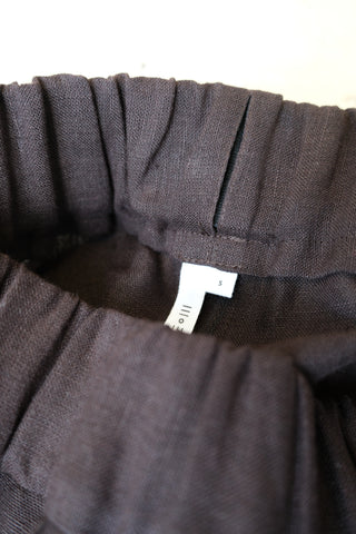 Seam Trousers | Lin | Brown