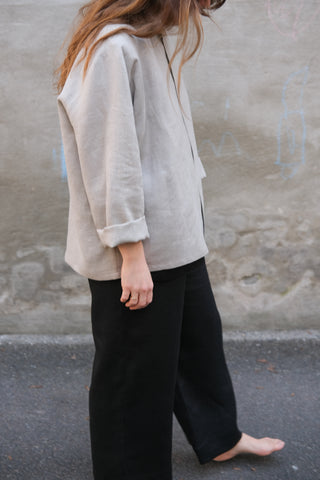 Basic Trousers | Lin | Sort