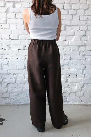 Basic Trousers | Lin | Brown