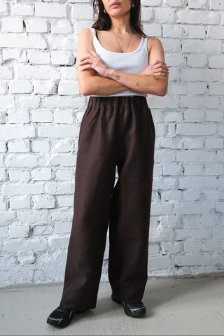 Basic Trousers | Lin | Brown