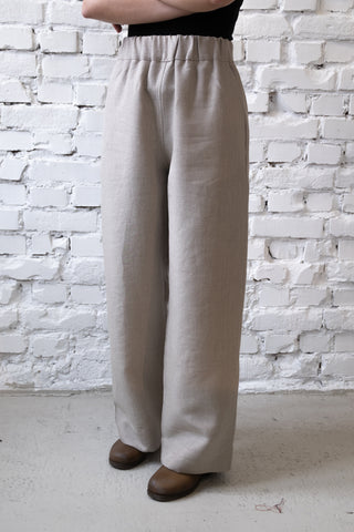Basic Trousers | Lin | Natur