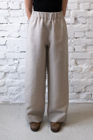 Basic Trousers | Lin | Natur