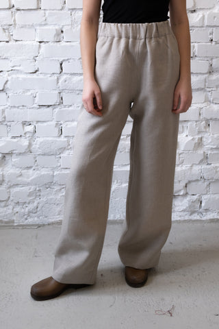 Basic Trousers | Lin | Natur
