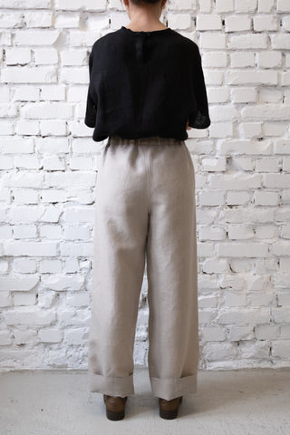 Basic Trousers | Lin | Natur