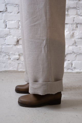 Basic Trousers | Lin | Natur