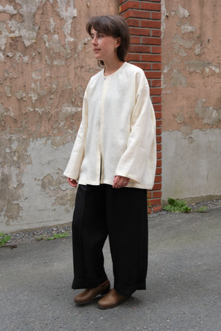 Simple Jacket | Lin | Pale Yellow